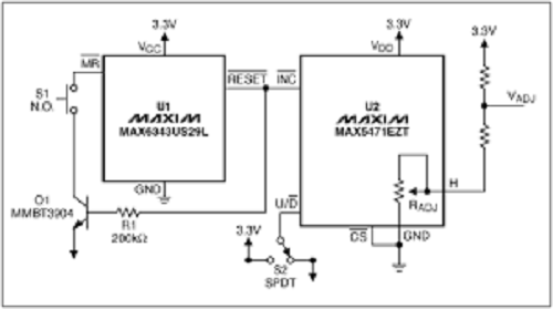 使用數字電位器是數字控制的可變電阻器件？